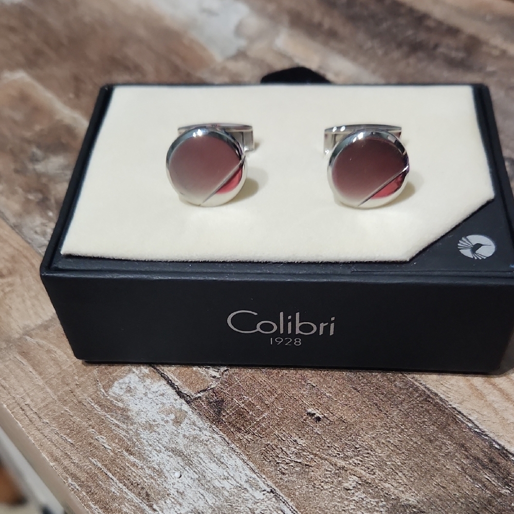 Silver Cuff Links with Sleek Design